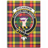 Buchanan Modern Tartan Crest Area Rug